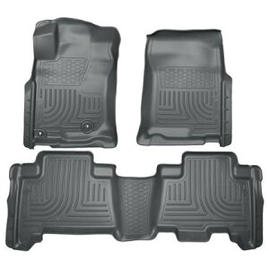 �yUSA�݌ɂ���z Husky Liners 10�N-12�N �g���^ 4Runner/Lexus GX460 WeatherBeater Combo �u���b�N �t���A���C�i�[ hsl98571 HD�X