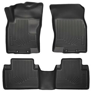 yUSA݌ɂz Husky Liners WeatherBeater 14 Nissan Rogue Front & Second Row Black Floor Liners hsl98671 HDX