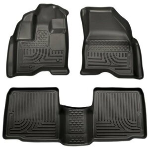yUSA݌ɂz Husky Liners 11-12 Ford Explorer WeatherBeater Combo Black Floor Liners hsl98761 HDX