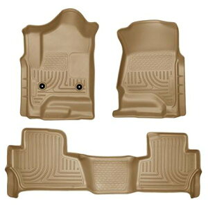 �yUSA�݌ɂ���z Husky Liners 2015 Chevy/GMC Tahoe/Yukon WeatherBeater Combo Tan �t���A���C�i�[ hsl99203 HD�X