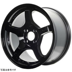 �yUSA�݌ɂ���z Gram Lights 57CR 18x9.5 +38 5x100 Glossy �u���b�N Wheel glsWGCRX38DGX HD�X
