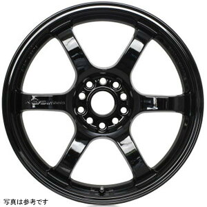yUSA݌ɂz Gram Lights 57DR 17x9.0 +38 5-100 Glossy ubN Wheel glsWGIQ38DGX HDX