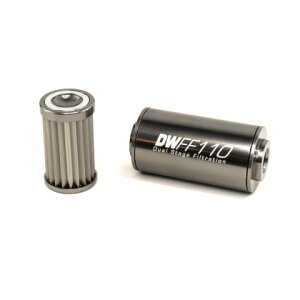 �yUSA�݌ɂ���z DeatschWerks Stainless Steel 10AN 10 Micron Universal Inline �t���[�G�� �t�B���^�[ Housing �L�b�g (110mm) dwk8-03-110-010K HD�X