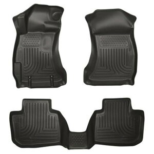 �yUSA�݌ɂ���z Husky Liners 10-12 Subaru Legacy/Outback WeatherBeater Combo Black Floor Liners hsl98841 HD�X