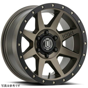 �yUSA�݌ɂ���z ICON Rebound 17x8.5 5x150 25mm �I�t�Z�b�g 5.75in BS 110.1mm Bore Bronze �z�C�[�� ico1817855557BR HD�X