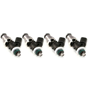 �yUSA�݌ɂ���z Injector Dynamics ID1050X �C���W�F�N�^�[ 14mm (Grey) Adaptor GTR Lower �X�y�[�T�[ (Set of 4) idx1050.48.14.R35.4 HD�X