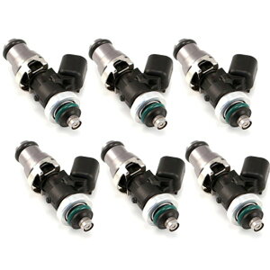 �yUSA�݌ɂ���z Injector Dynamics ID1050X �C���W�F�N�^�[ 14mm (Grey) Adaptor Top GTR Lower �X�y�[�T�[ (Set of 6) idx1050.48.14.R35.6 HD�X