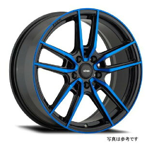 �yUSA�݌ɂ���z Konig Myth 18x8 5x108 ET43 Gloss �u���b�N w/ �u���[ Tinted �N���Acoat kngMY8850843F HD�X