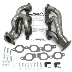 �yUSA�݌ɂ���z JBA 14�N-20�N GM Truck 4.3L V6 1-5/8in Primary Raw 409SS Cat4Ward Header jba1842S-10 HD�X