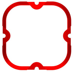 �yUSA�݌ɂ���z KC HiLiTES FLEX ERA 4 Color Bezel Ring ���b�h (ea) kcl30571 HD�X