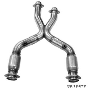 yUSA݌ɂz Kooks 99N-04N tH[h Mustang GT / Cobra 2 1/2in In x 2 1/2in OEM Out Cat SS X Pipe Kooks HDR Req ksh11203240 HDX