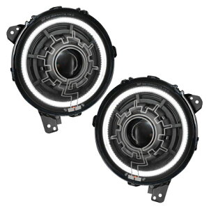�yUSA�݌ɂ���z Oracle ���C�e�B���O 18�N-22�N �W�[�v �����O���[ JL Oculus Bi-LED Projector �w�b�h���C�g SEE WARRANTY orl5839-111 HD�X