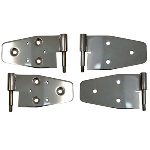 �yUSA�݌ɂ���z Kentrol 03�N-06�N �W�[�v �����O���[ TJ Door Hinge �Z�b�g of 4 Pieces Polished ken30719 HD�X