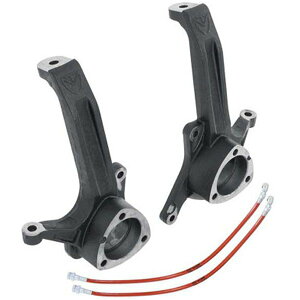�yUSA�݌ɂ���z MaxTrac 03-08 Dodge RAM 2500/3500 2WD 3.5in �t�����g Lift Spindles w/Extended DOT Compliant Brake Lines mxt702235 HD�X
