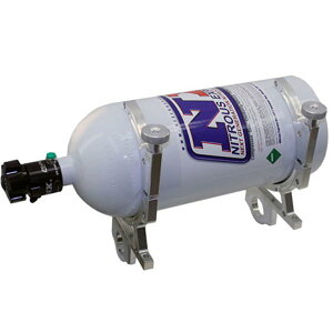 �yUSA�݌ɂ���z Nitrous Express Billet �u���P�b�g for 10 Or 15lb N2O Bottle Incl 1-5/8in Bar Mounts nex11108B HD�X