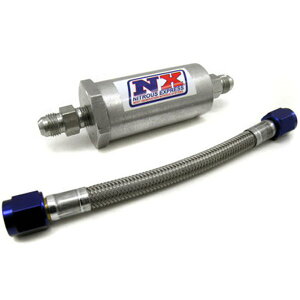 �yUSA�݌ɂ���z Nitrous Express 4AN Pure-Flo N2O �t�B���^�[ & 7 �X�e�����X Hose (Lifetime Cleanable) nex15607 HD�X