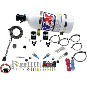 �yUSA�݌ɂ���z Nitrous Express 03-18 �j�b�T�� 350Z/370Z Dual Nozzle (35-150HP) w/10lb Bottle nex20716-10 HD�X
