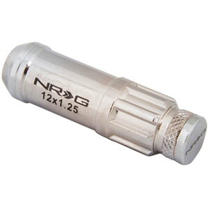 �yUSA�݌ɂ���z NRG 700�V���[�Y M12 X 1.25 Steel Lug Nut w/Dust Cap Cover Set 21 Pc w/Locks & Lock Socket - Silver nrgLN-LS710SL-21 HD�X