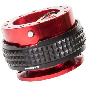 �yUSA�݌ɂ���z NRG Quick Release Kit - Pyramid Edition ���b�h Body / �u���b�N Pyramid Ring nrgSRK-210RD/BK HD�X