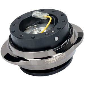 �yUSA�݌ɂ���z NRG Quick Release Kit �u���b�N Body/ �u���b�N �N���[�� Oval Ring nrgSRK-220BKC HD�X