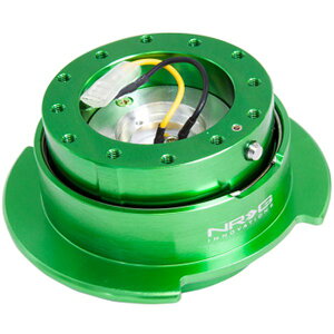 �yUSA�݌ɂ���z NRG Quick Release Kit Gen 2.5 - Green Body / Titanium �N���[�� Ring nrgSRK-250GN HD�X