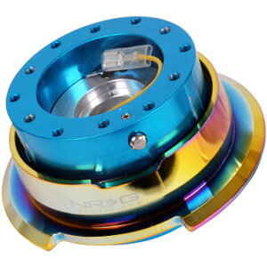 �yUSA�݌ɂ���z NRG Quick Release Gen 2.8 - New �u���[ Body / Neochrome Ring nrgSRK-280NB-MC HD�X