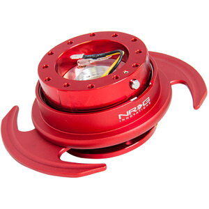 �yUSA�݌ɂ���z NRG Quick Release Kit Gen 3.0 ���b�h Metal Body / Red Ring w/Handles nrgSRK-650RD HD�X