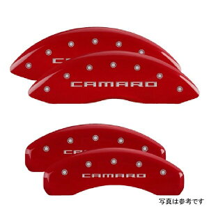 �yUSA�݌ɂ���z MGP 4 Caliper Covers Engraved �t�����g & ���� Gen 5/Camaro ���b�h �t�B�j�b�V�� �V���o�[ ch mgp14033SCA5RD HD�X