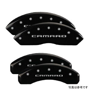 �yUSA�݌ɂ���z MGP 4 Caliper Covers Engraved �t�����g & ���� Gen 5/Camaro �u���b�N �t�B�j�b�V�� �V���o�[ ch mgp14240SCA5BK HD�X