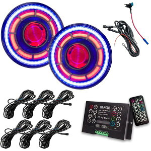 �yUSA�݌ɂ���z ORACLE ���C�e�B���O 0718 �W�[�v �����O���[ JK Oculus 7in ColorSHIFT BiLED Projector �w�b�h���C�g SEE WARRANTY orl5876-333 HD�X