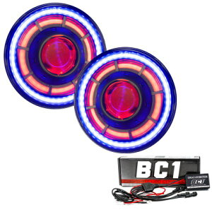 �yUSA�݌ɂ���z Oracle Oculus 7in ColorSHIFT Bi-LED Projector �w�b�h���C�g for �W�[�v �����O���[ JK SEE WARRANTY orl5876-335 HD�X