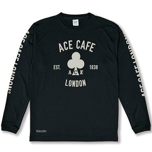 【メーカー在庫あり】 エースカフェロンドン ACE CAFE LONDON DRY-ロングTシャツ EST.1938 黒 Sサイズ AA001DL HD店