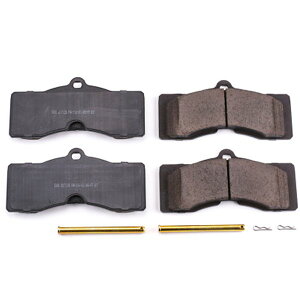 �yUSA�݌ɂ���z Power Stop 1969 �V�{���[ Camaro �t�����g or ���� Z17 Evolution Ceramic �u���[�L�p�b�h w/Hardware psb17-008 HD�X