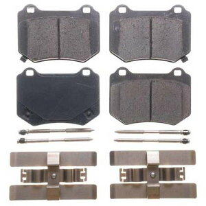 �yUSA�݌ɂ���z Power Stop 18�N-19�N �X�o�� WRX STi ���� Z17 Evolution Ceramic �u���[�L�p�b�h w/Hardware psb17-2118 HD�X