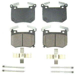 �yUSA�݌ɂ���z Power Stop 18�N-19�N Kia Stinger ���� Z17 Evolution Ceramic �u���[�L�p�b�h w/Hardware psb17-2144 HD�X