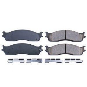 �yUSA�݌ɂ���z Power Stop 06�N-08�N �_�b�W Ram 1500 �t�����g Z17 Evolution Ceramic �u���[�L�p�b�h w/Hardware psb17-965 HD�X