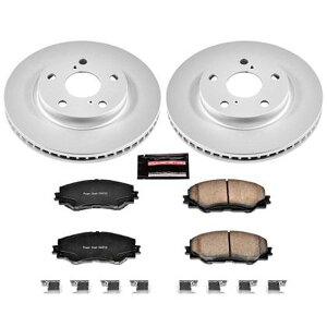 �yUSA�݌ɂ���z Power Stop 10�N-12�N Lexus HS250h �t�����g Z17 Evolution Geomet Coated �u���[�L �L�b�g psbCRK258 HD�X