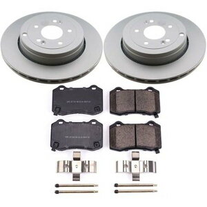 �yUSA�݌ɂ���z Power Stop 10�N-16�N Hyundai Genesis Coupe ���� Z17 Evolution Geomet Coated �u���[�L �L�b�g psbCRK6165 HD�X