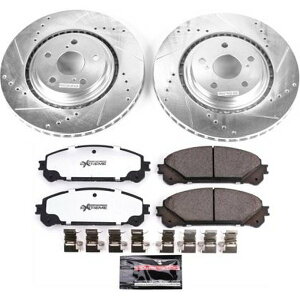 �yUSA�݌ɂ���z Power Stop 15�N-17�N Lexus NX200t �t�����g Z36 Truck & Tow �u���[�L �L�b�g psbK4713-36 HD�X