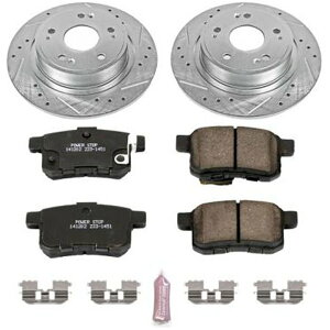 �yUSA�݌ɂ���z Power Stop 11�N-14�N Acura TSX ���� Z23 Evolution Sport �u���[�L �L�b�g psbK5368 HD�X