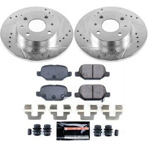 �yUSA�݌ɂ���z Power Stop 12�N-18�N Fiat 500 ���� Z23 Evolution Sport �u���[�L �L�b�g psbK6292 HD�X