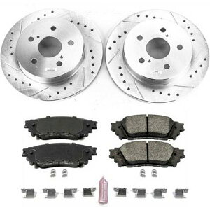 �yUSA�݌ɂ���z Power Stop 15�N-17�N Lexus NX200t ���� Z23 Evolution Sport �u���[�L �L�b�g psbK7739 HD�X