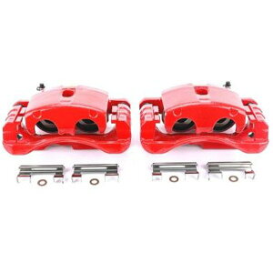 �yUSA�݌ɂ���z Power Stop 02�N-06�N Cadillac Escalade �t�����g or ���� ���b�h Calipers w/�u���P�b�gs - 2�� psbS4728 HD�X