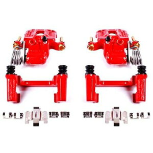 �yUSA�݌ɂ���z Power Stop 94�N-04�N �t�H�[�h Mustang ���� ���b�h Calipers w/�u���P�b�gs - 2�� psbS4824 HD�X