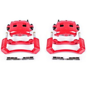 �yUSA�݌ɂ���z Power Stop 02�N-05�N �_�b�W Ram 1500 �t�����g ���b�h Calipers w/�u���P�b�gs - 2�� psbS4832 HD�X