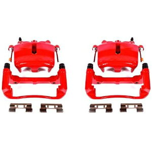 �yUSA�݌ɂ���z Power Stop 05�N-08�N �t�H�[�h F-150 �t�����g ���b�h Calipers w/�u���P�b�gs - 2�� psbS4974 HD�X