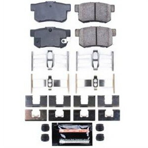 �yUSA�݌ɂ���z Power Stop 97�N-99�N Acura CL ���� Z23 Evolution Sport �u���[�L�p�b�h w/Hardware psbZ23-537 HD�X