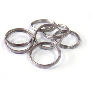 【メーカー在庫あり】 P858 (株)ニッサチェイン ニッサチェイン ステンレスキーリング 20mm(15個入) P-858 HD店