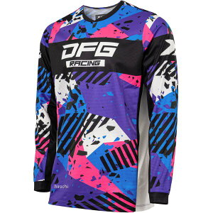 ディーエフジー DFG ソリッド ジャージ 紫/青/ピンク L G5733 HD店