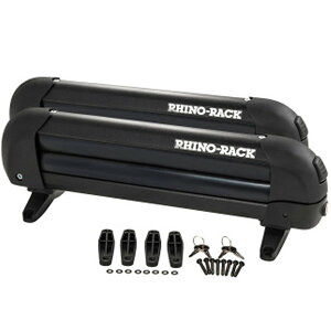 �yUSA�݌ɂ���z Rhino-Rack Universal Ski/Snowboard Carrier - Fits 3 2��s of Skis or 2 Snowboards - �u���b�N rhr573 HD�X